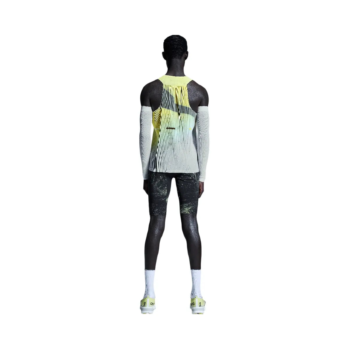 On Race Singlet Limelight | Glacier