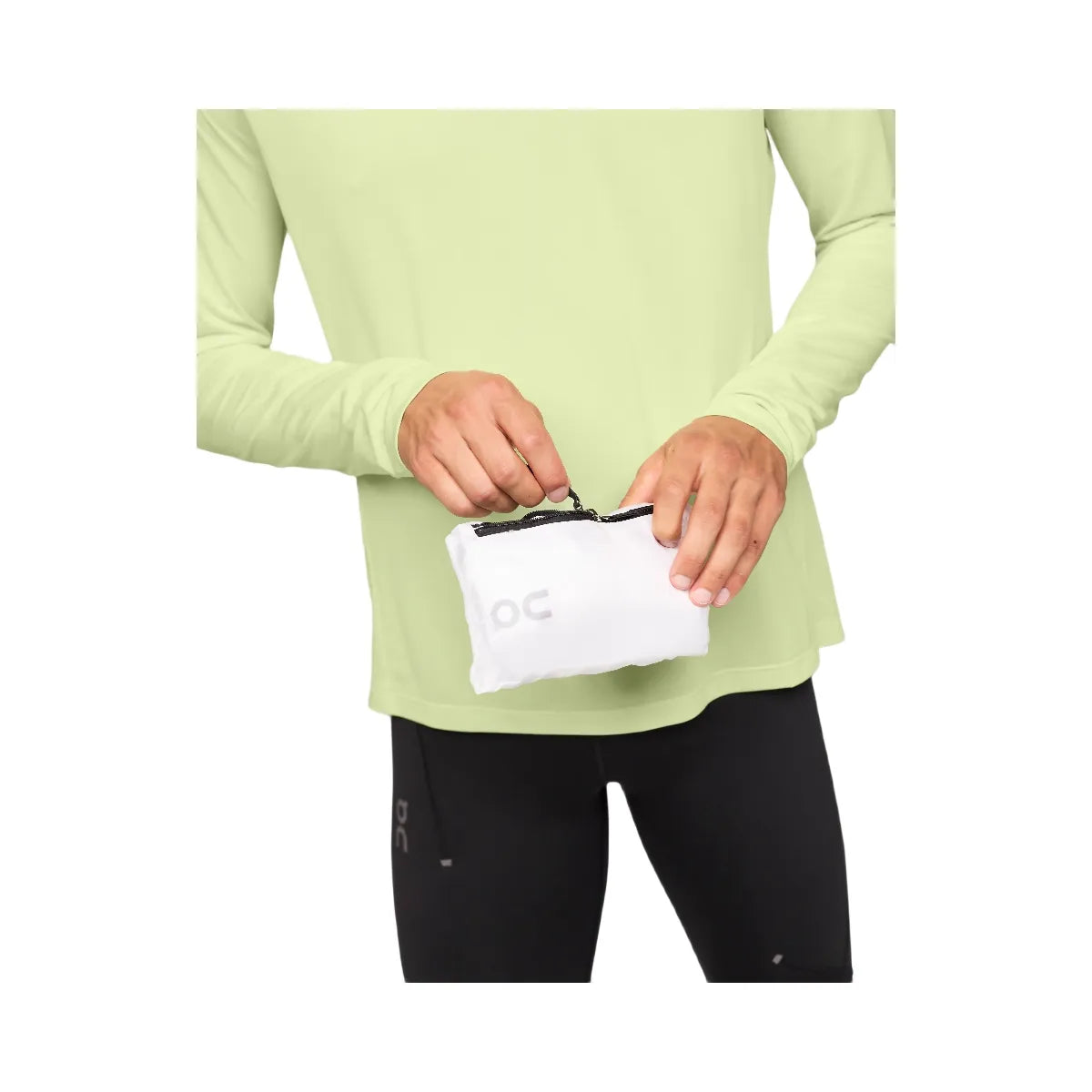 On On Weather Vest White Black