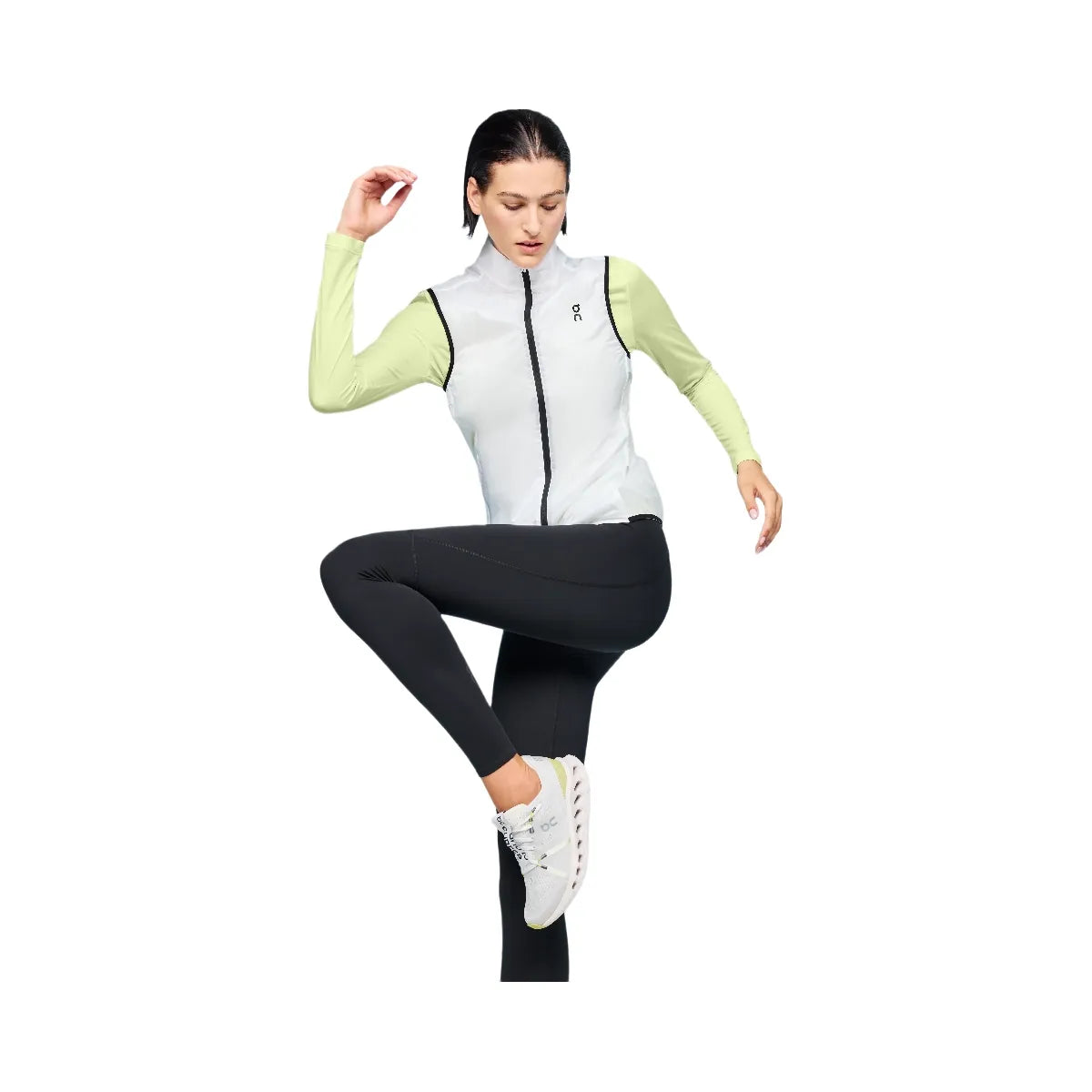 On On Weather Vest White Black