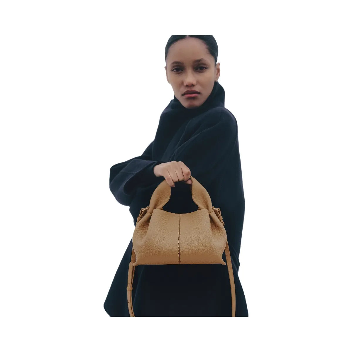 Polene Numero Neuf Mini Textured Ocher