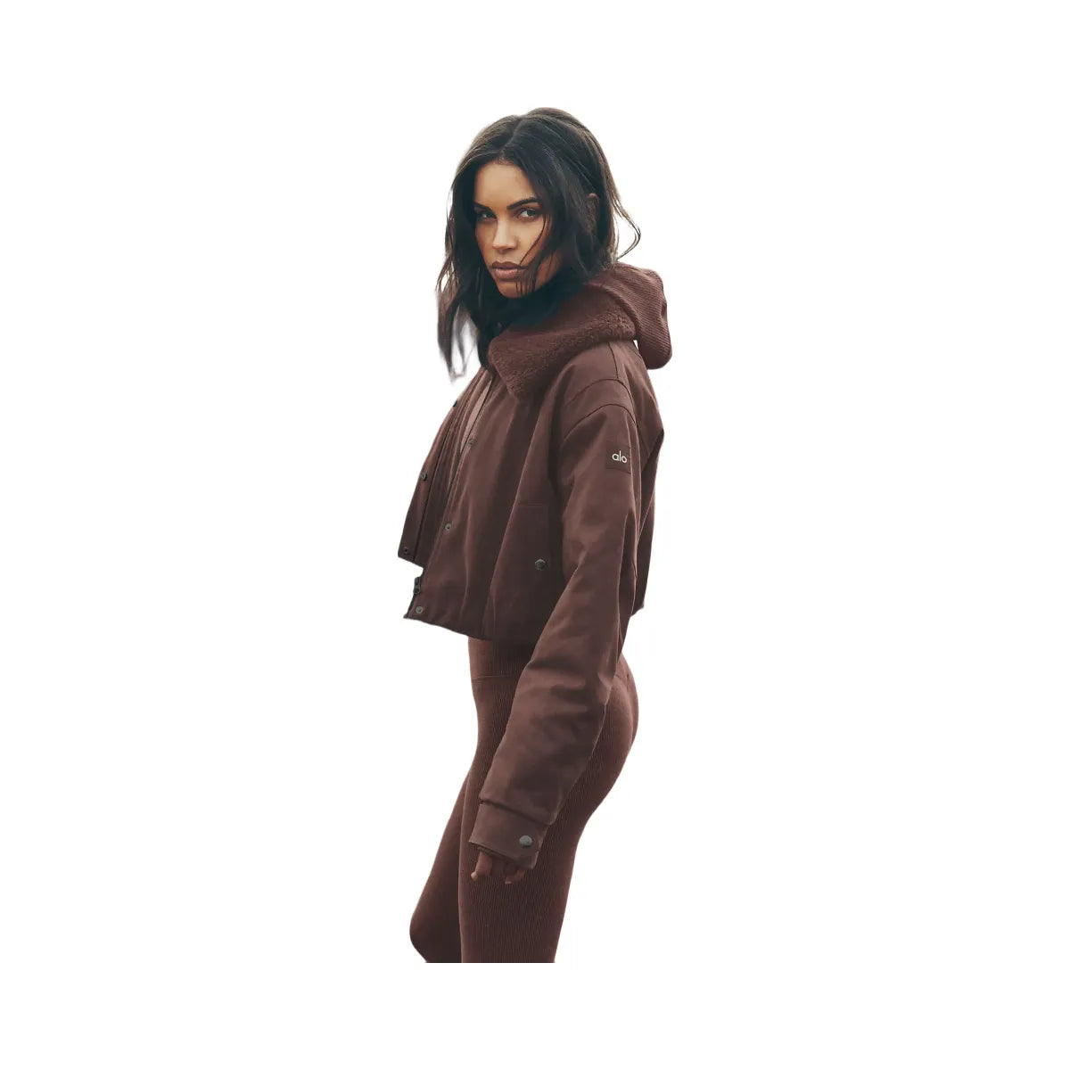 Alo Women's Navigator Jacket - Brownstone