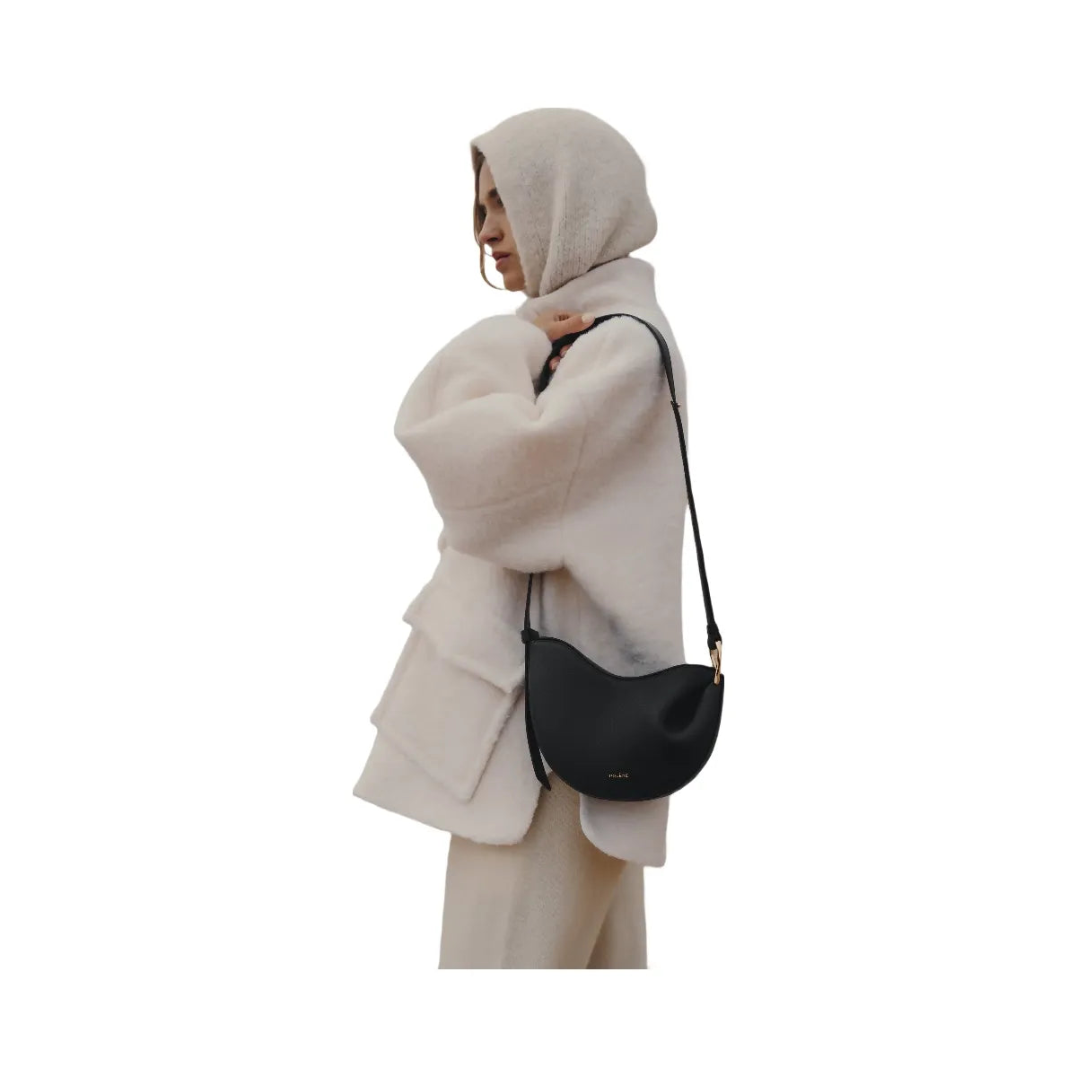 Polene Tonca Textured Black