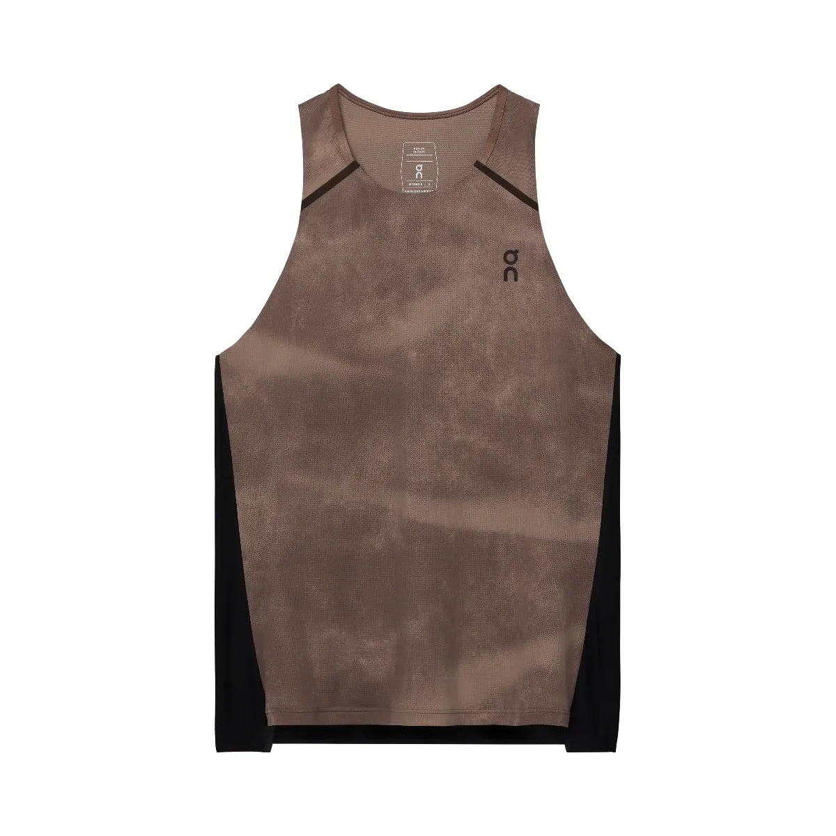 On Performance Tank Aop Cinder | Black
