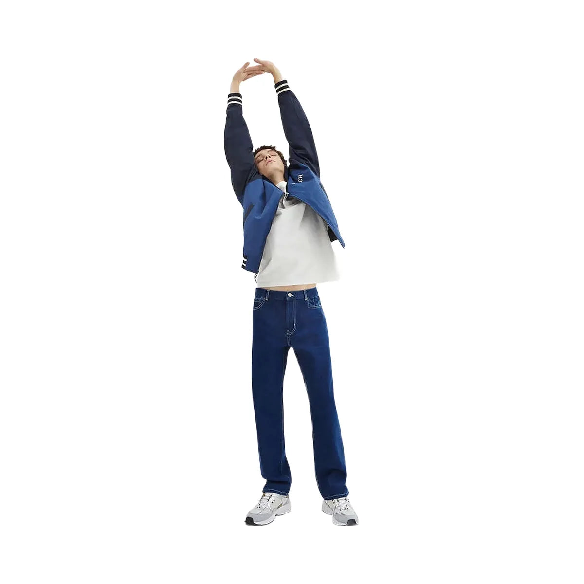 Coach Coach Straight Fit Denim Jeans Dark Wash