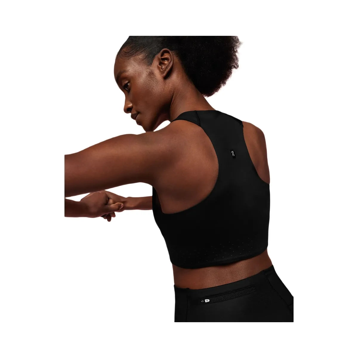 On Race Crop Black | Eclipse
