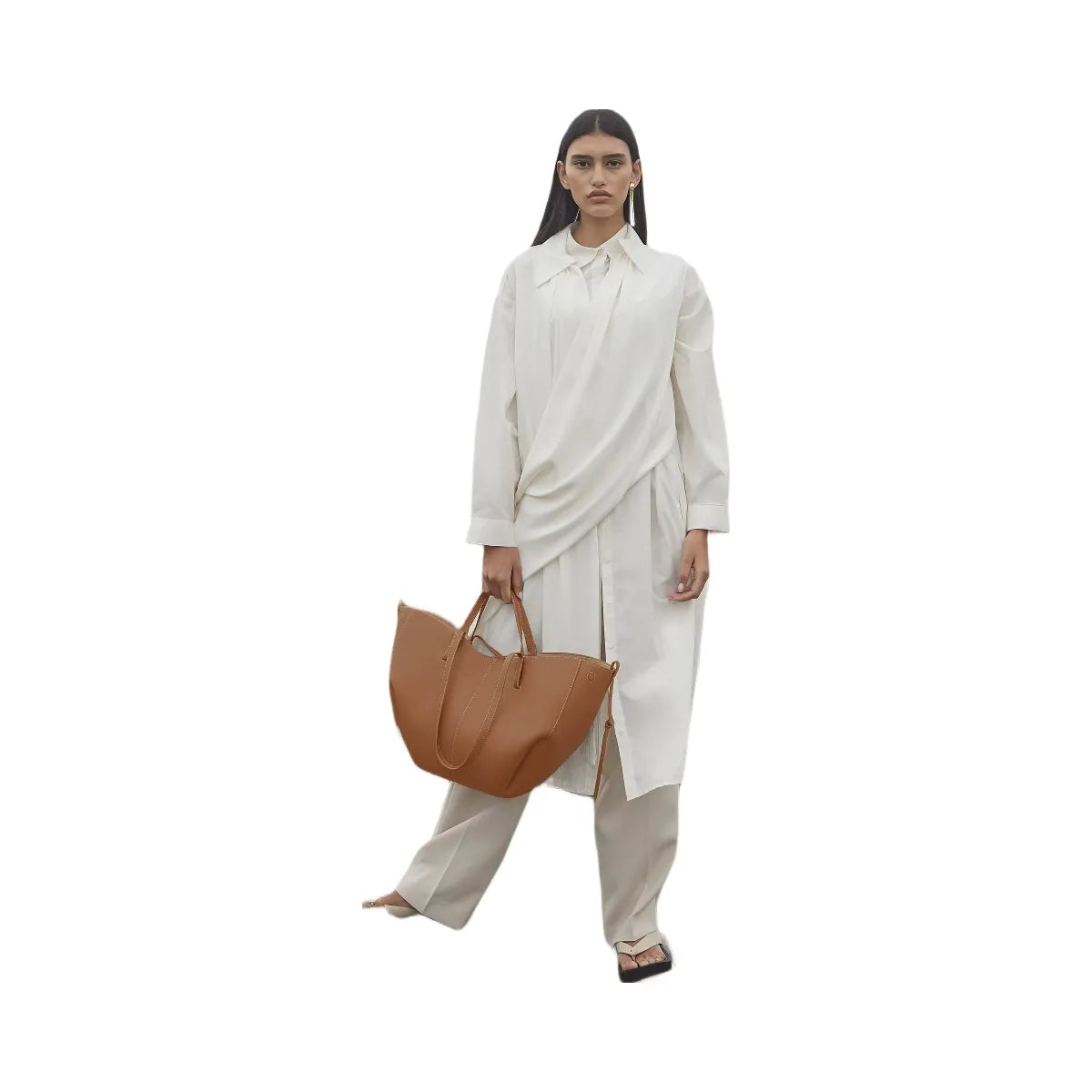 Polene Cyme Textured Camel