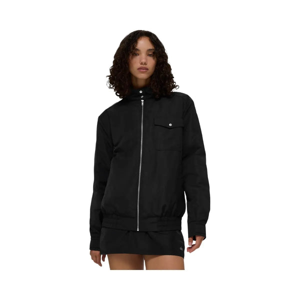 Alo Women's Work It Bomber - Black