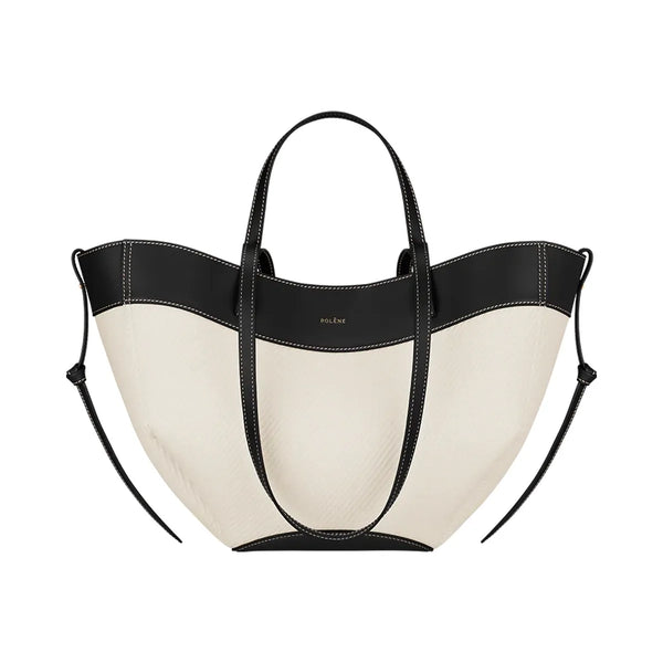 Polene Cyme Mini Black Canvas