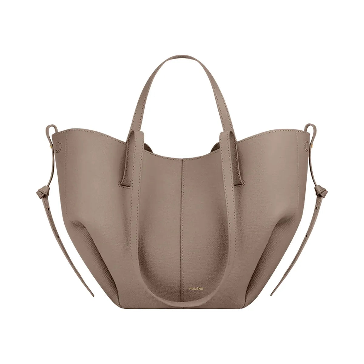 Polene Cyme Mini Textured Taupe