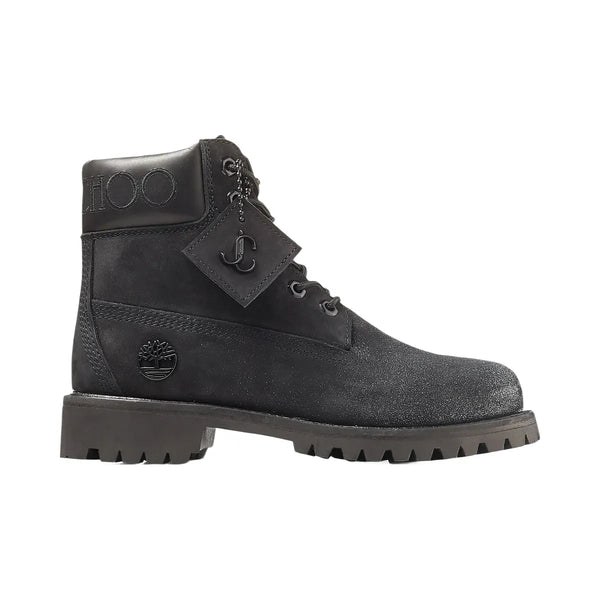Timberland 6" Boot Jimmy Choo Premium Black Glitter
