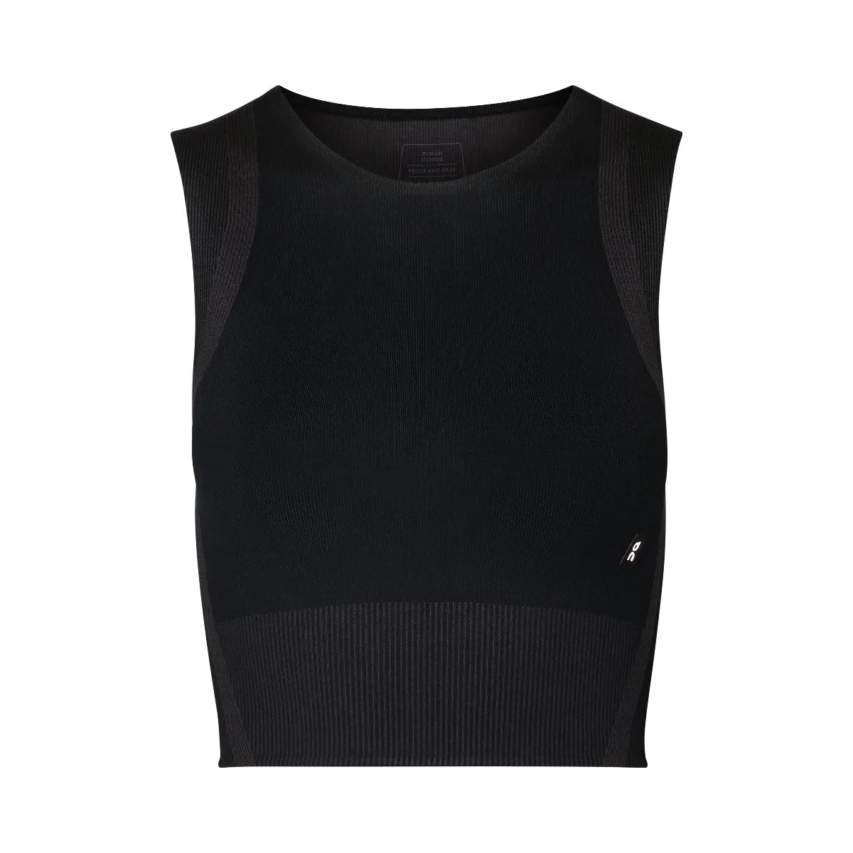 On Studio Knit Crop Black | Eclipse