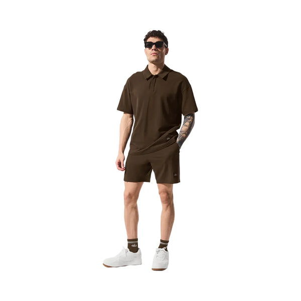 Alo Men's 7" Double Take Short - Espresso