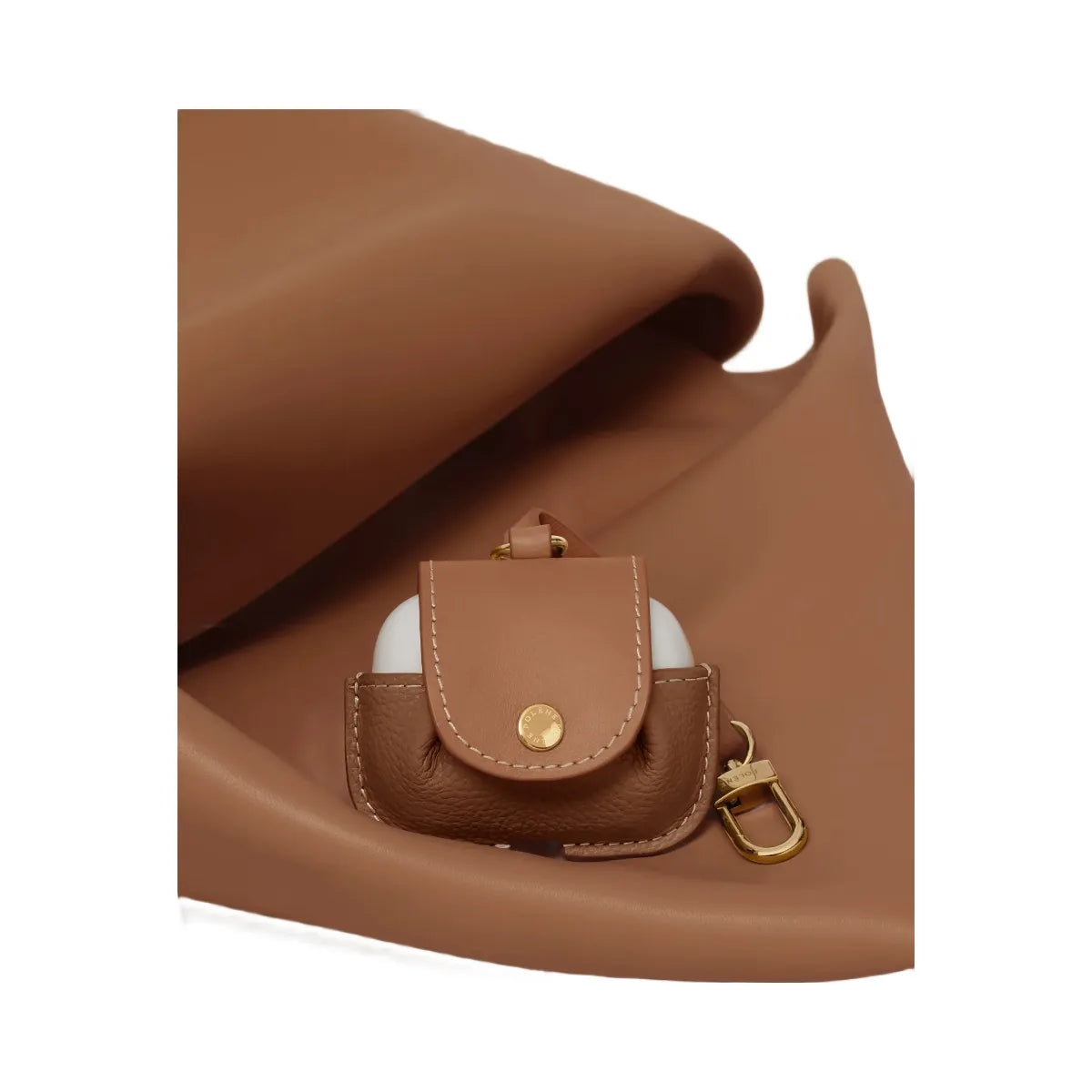 Polene Airpods case Duo Camel