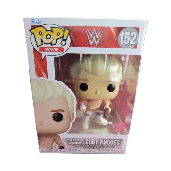Funko Pop! Cody Rhodes # 152 (nib)
With pop protector #152