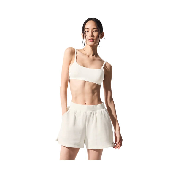 Alo Women's Sheer Glow Bra - Ivory