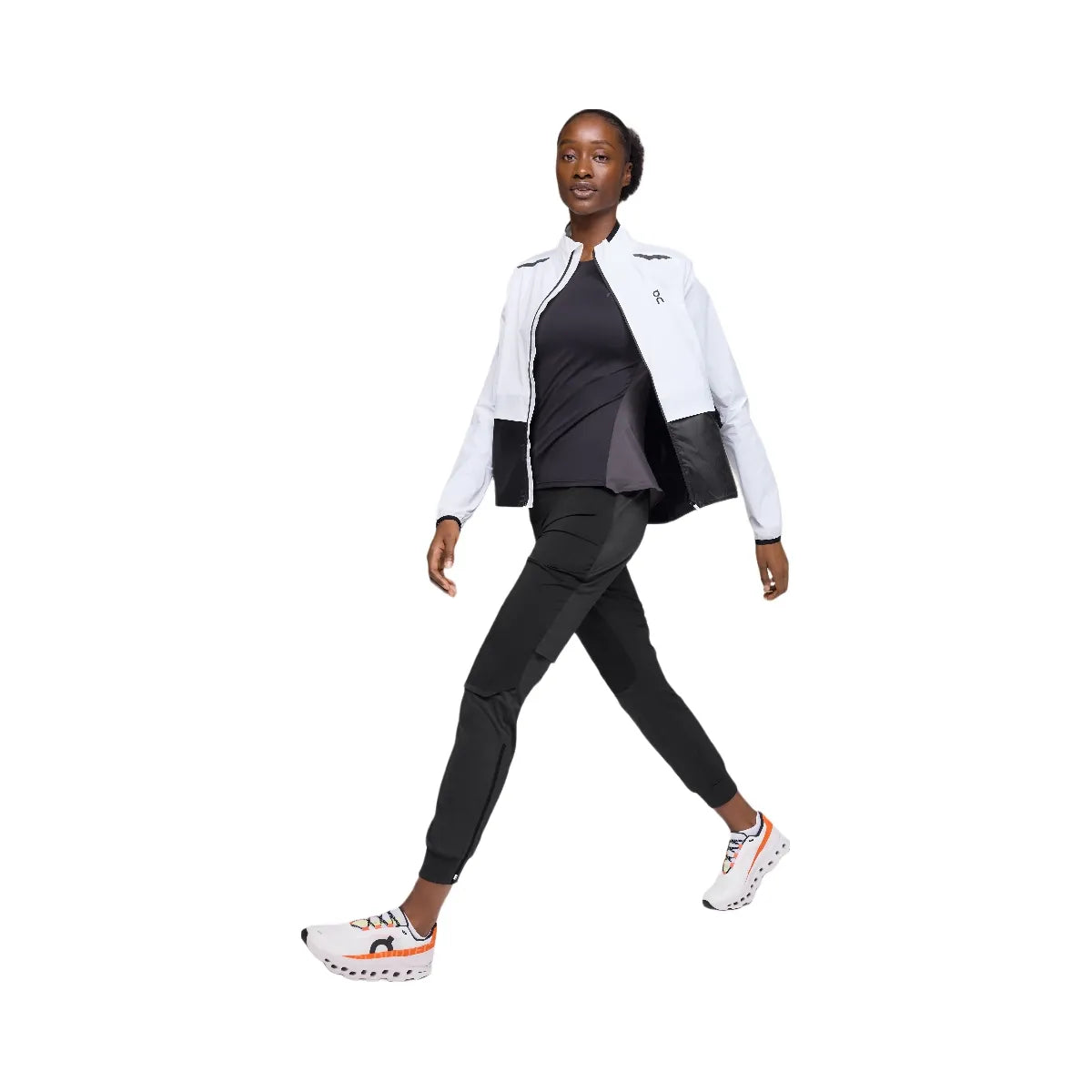 On On Weather Jacket White Black