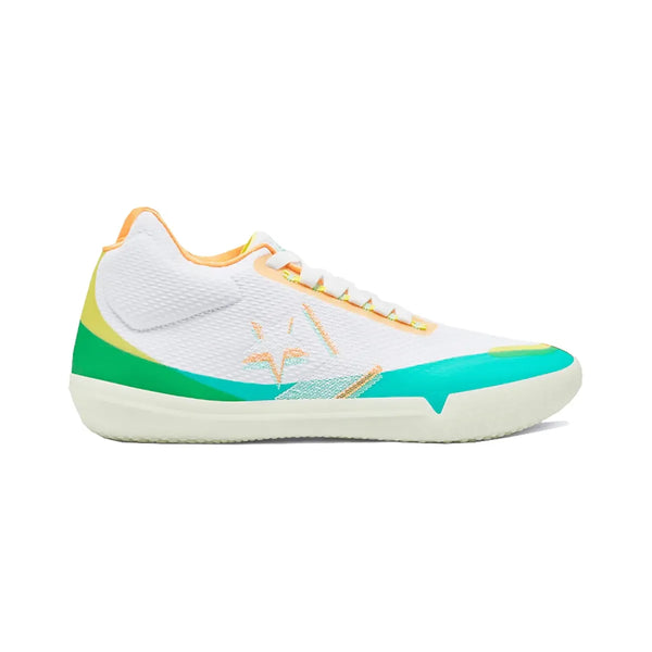 Converse All Star Bb Evo Hi-Vis White Green Glow