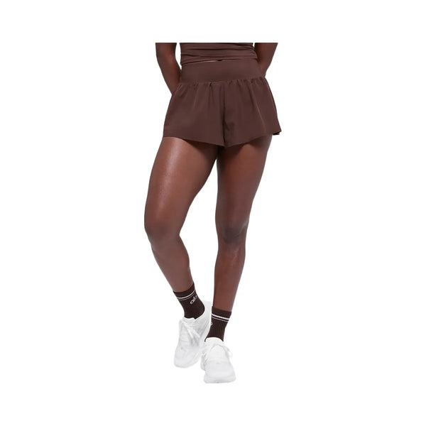 Alo Women's Victory Running Short - Brownstone