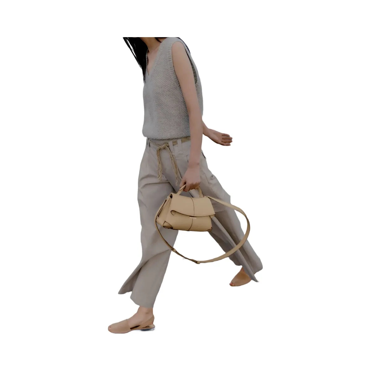 Polene Mokki Mini Textured Sand