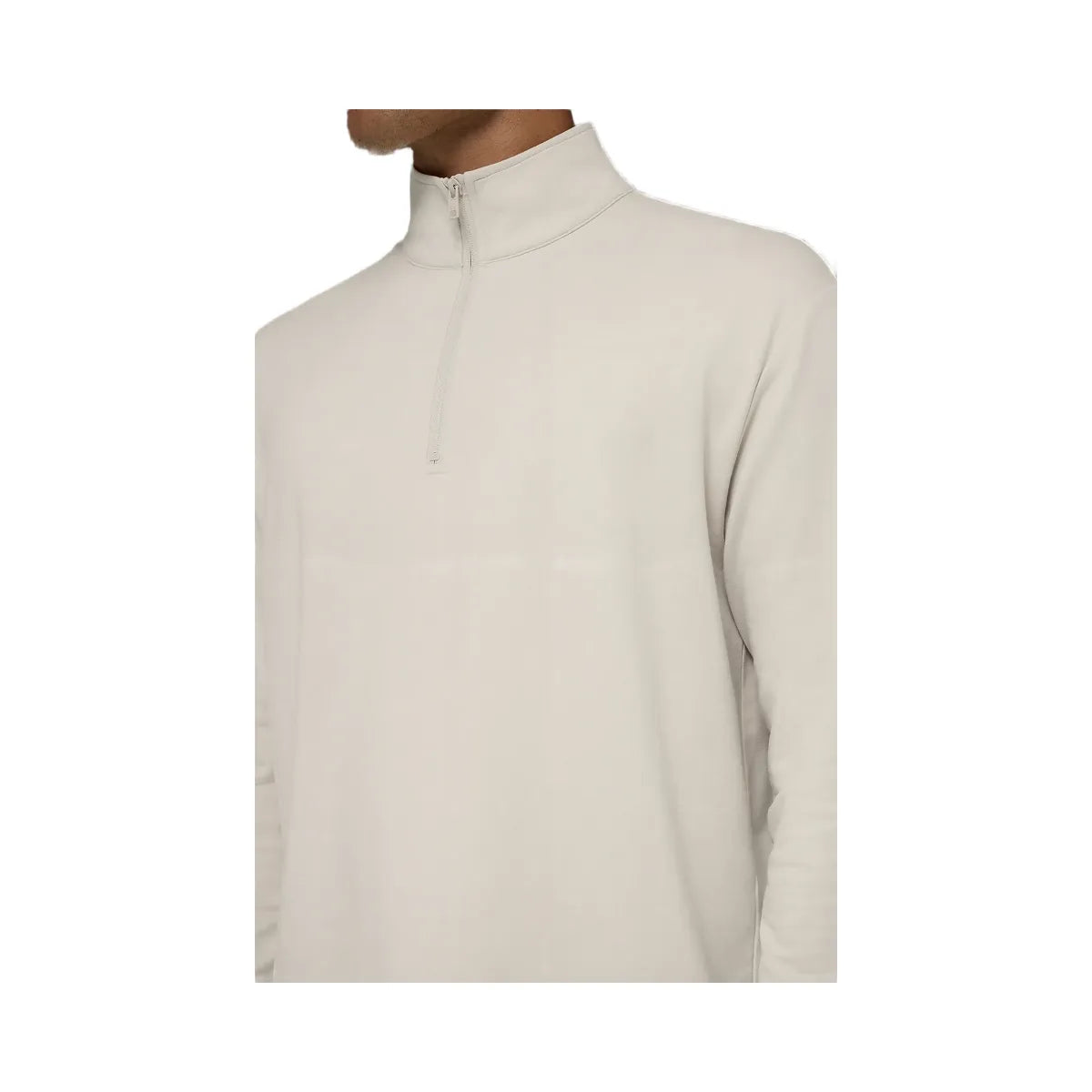 Alo Men's Double Take Long Sleeve 1/4 Zip - Bone