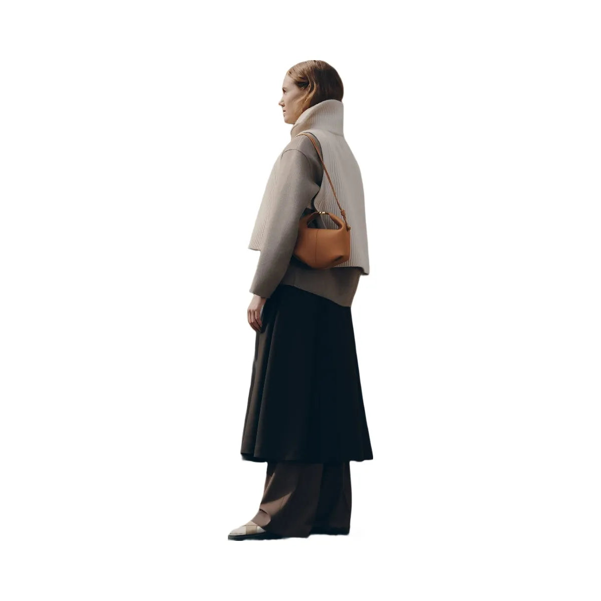 Polene Beri Textured Camel