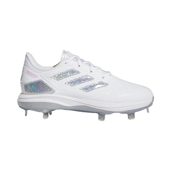 Adidas Adizero Purehustle 3 Sis Bates Cloud White Silver Metallic Team Solar Yellow