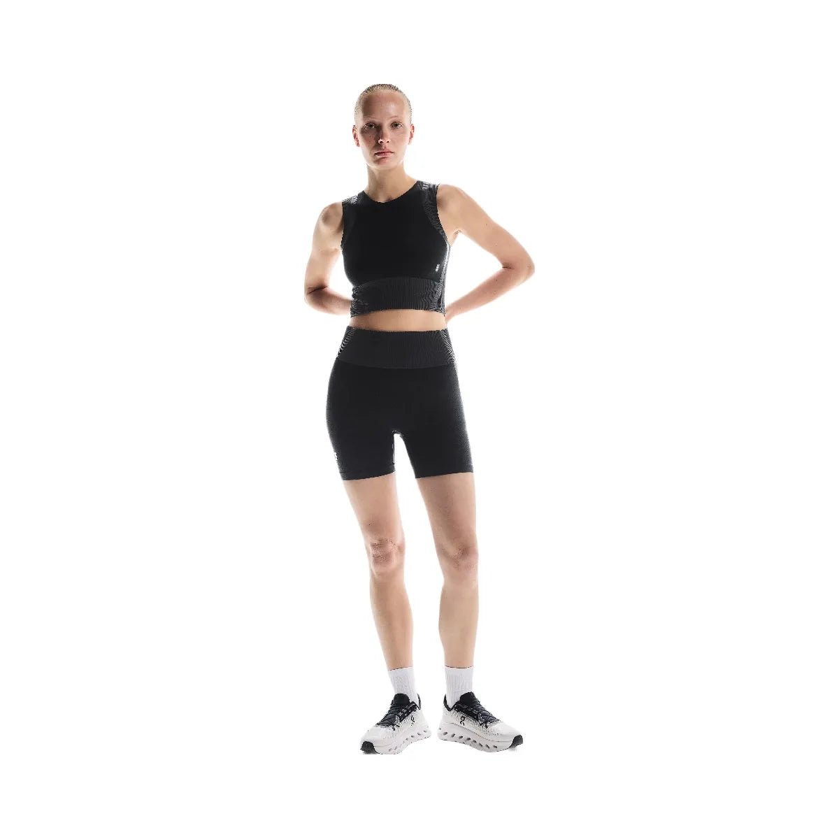 On Studio Knit Shorts Black | Eclipse