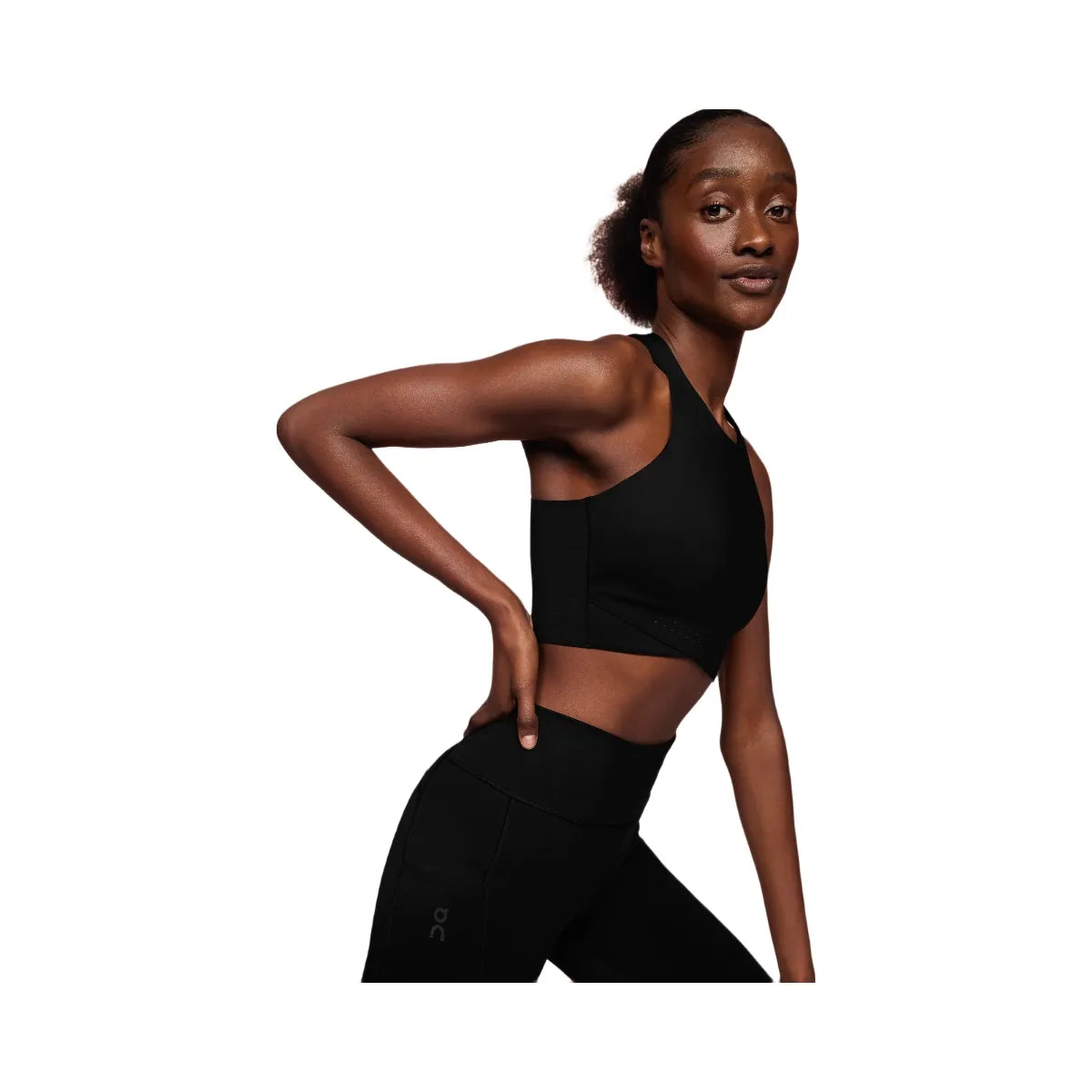 On Race Crop Black | Eclipse