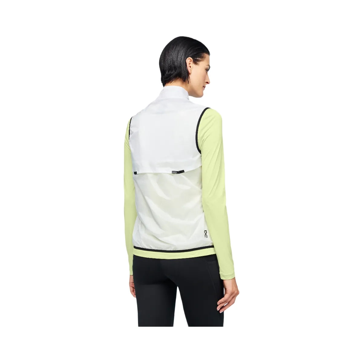 On On Weather Vest White Black