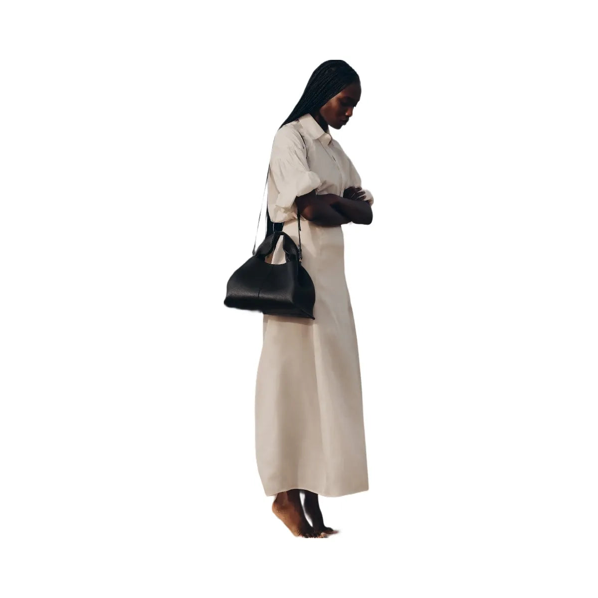 Polene Numero Neuf Textured Black