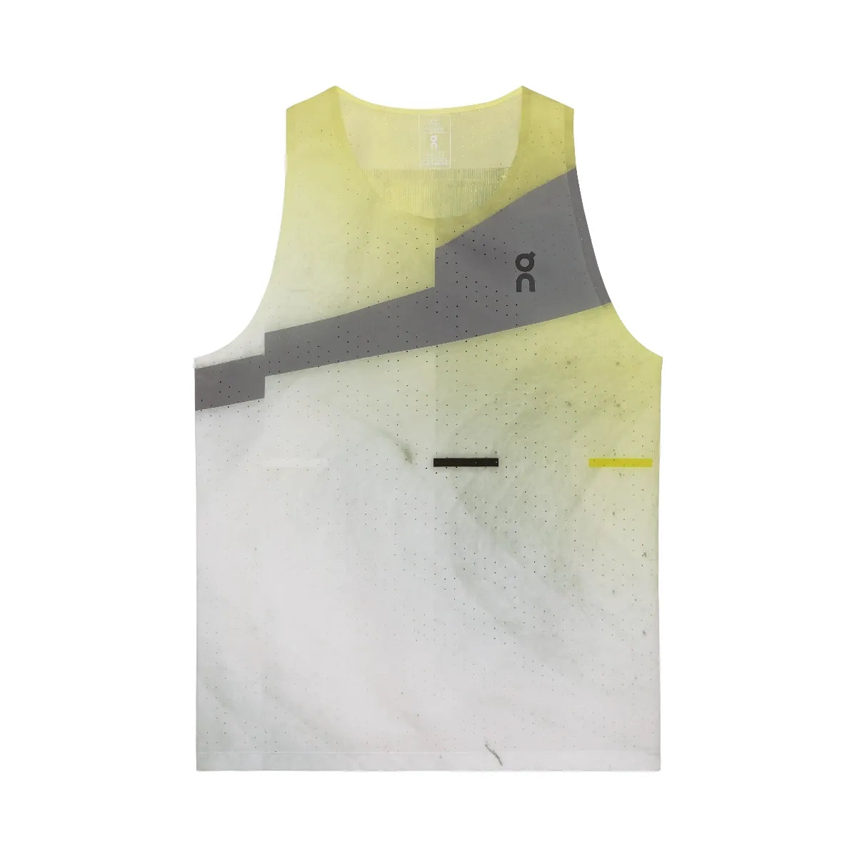 On Race Singlet Limelight | Glacier