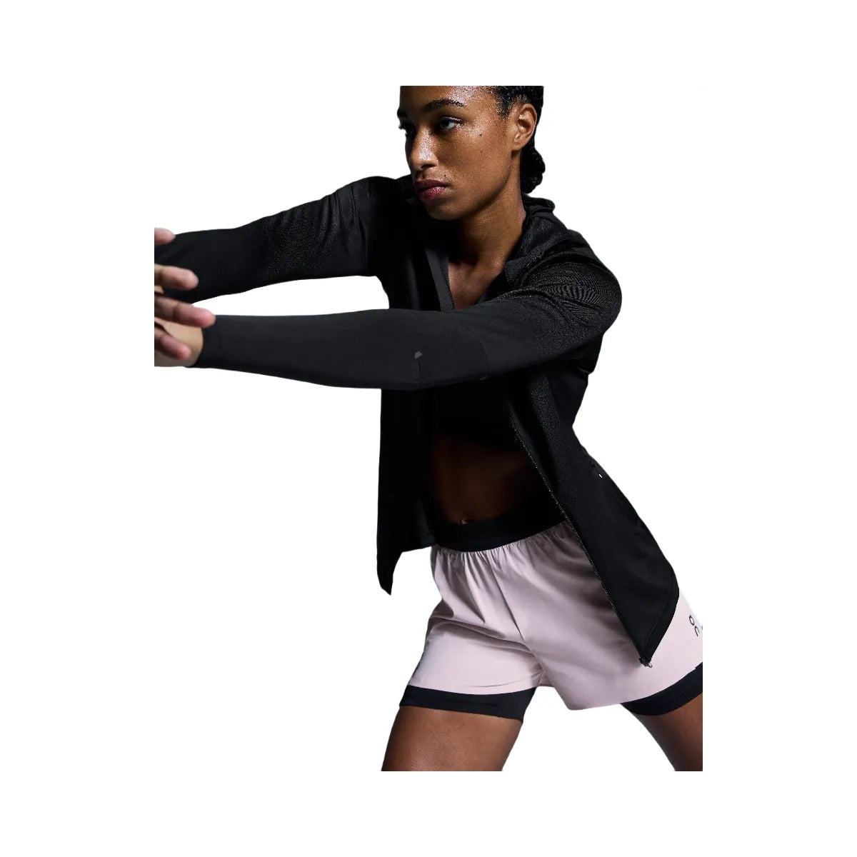 On 3" Performance 2/1 Shorts Mauve | Black