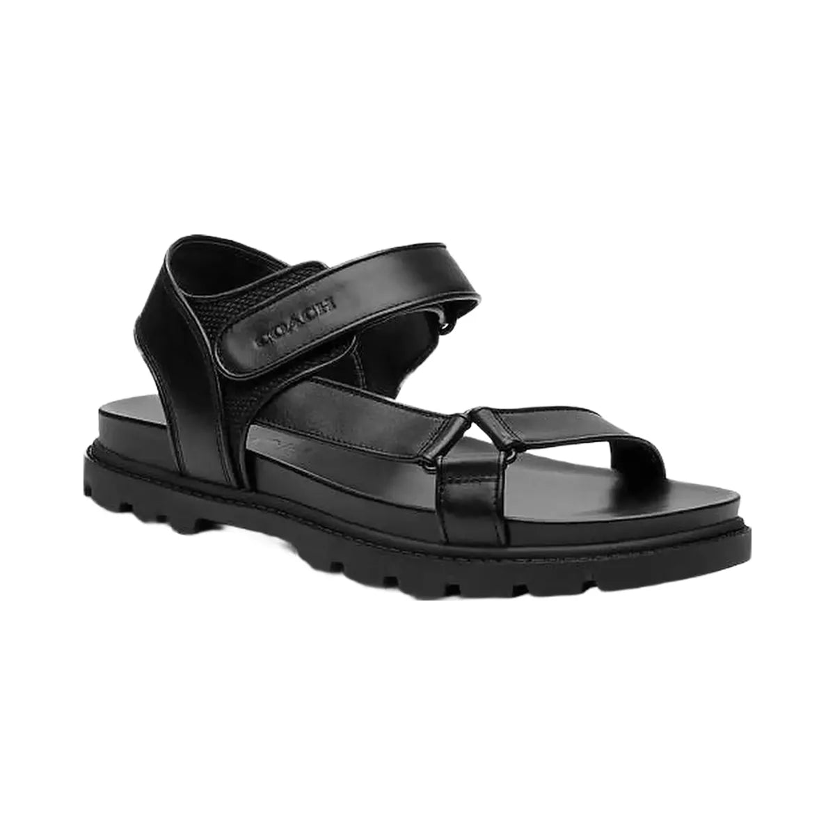 Coach Coach Sport Sandal Leather-Black