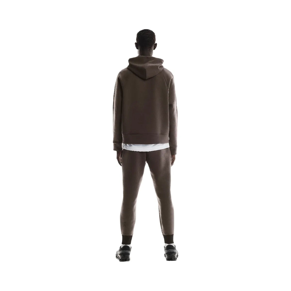 On Focus Tech Hoodie Pebble