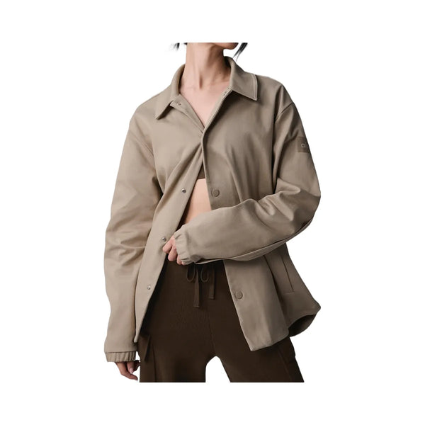 Alo Women's Edition Sueded Jacket - Gravel