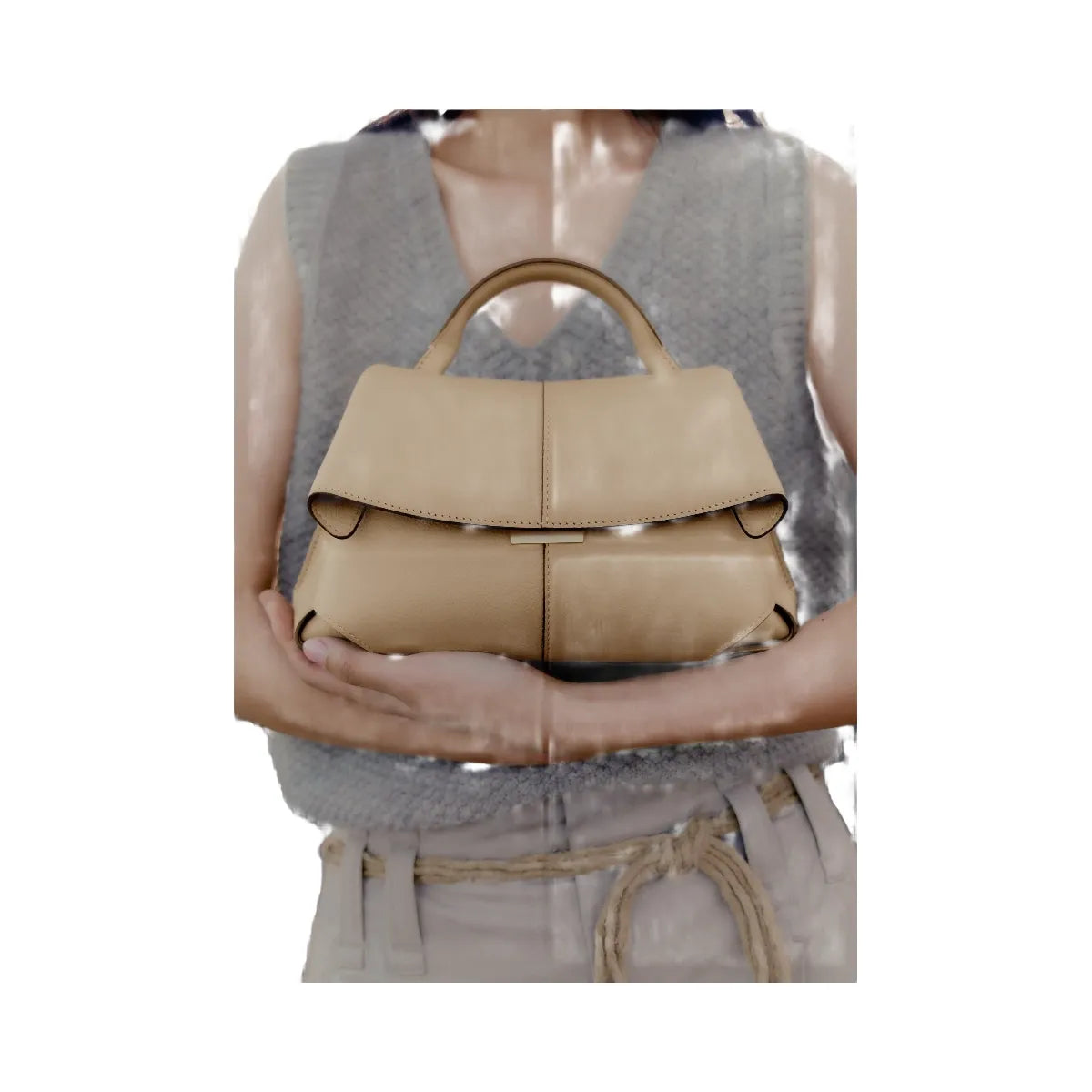 Polene Mokki Mini Textured Sand