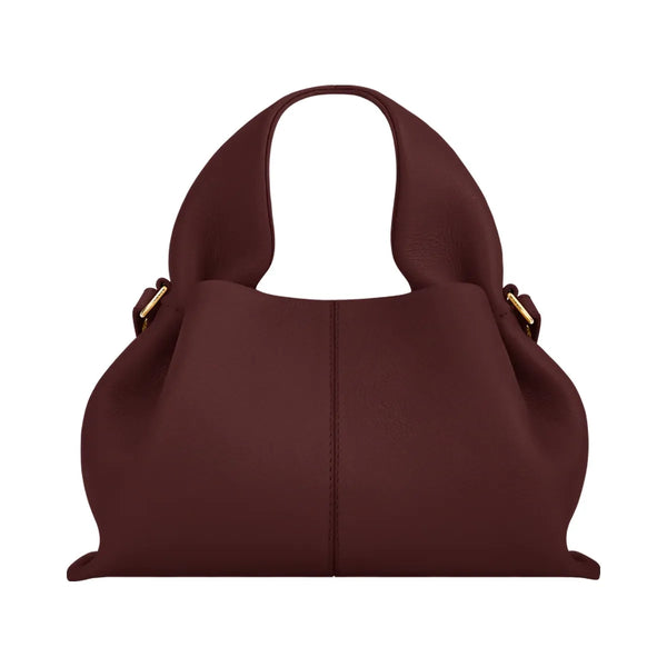 Polene Numero Neuf Mini Textured Black Cherry