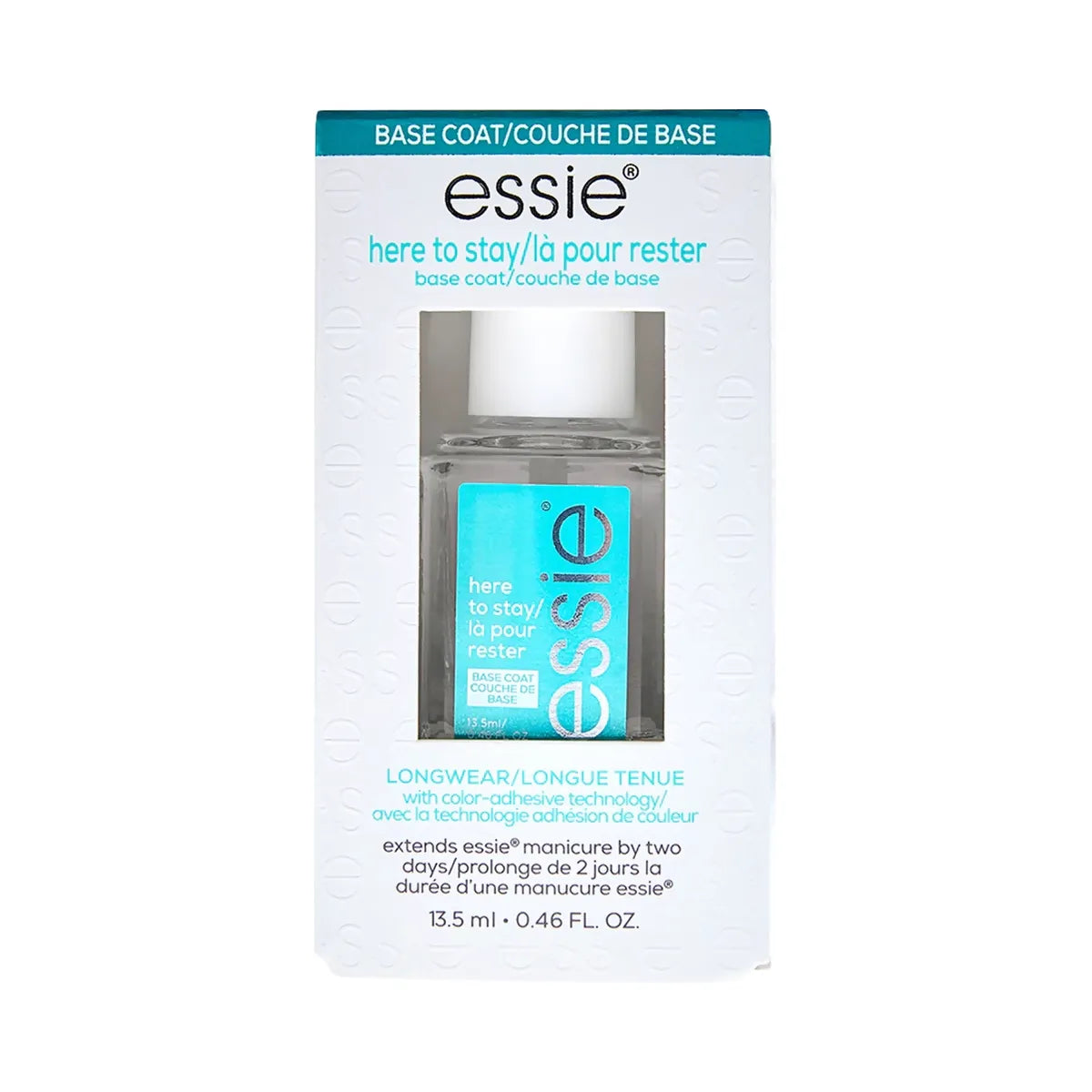 Essie Here To Stay Base Coat Long Lasting Nail Polish