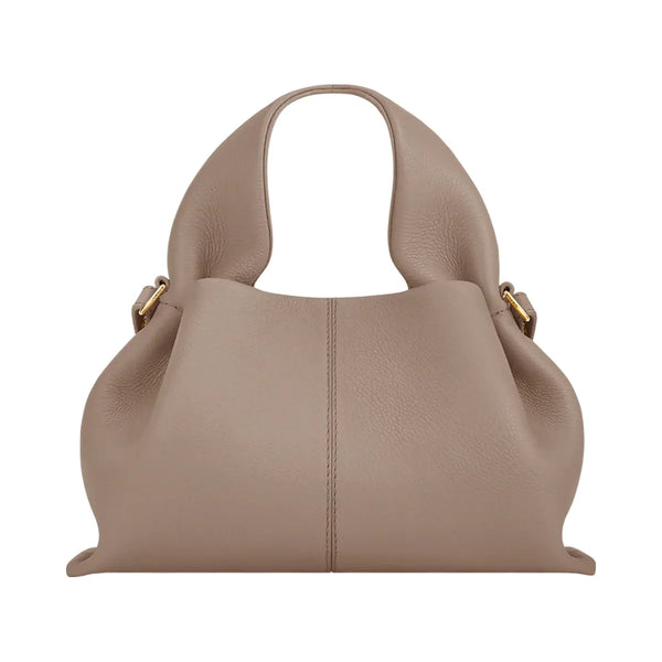 Polene Numero Neuf Mini Textured Taupe