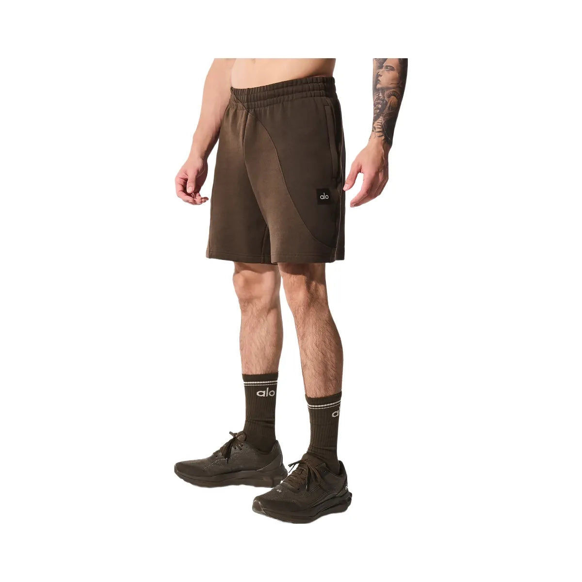 Alo Men's 7" Make Waves Short - Espresso Tonal