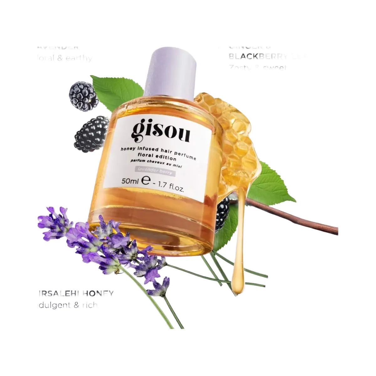 Gisou Mini Lavender Berry Honey Infused Hair Perfume
