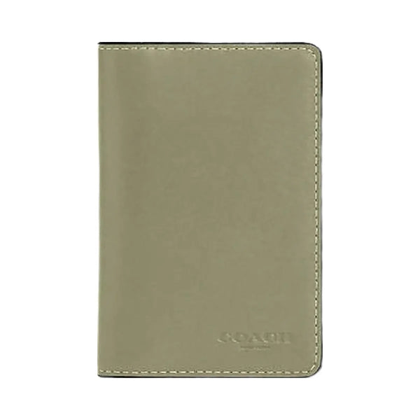 Coach Id Wallet Smooth Leather-Pistachio
