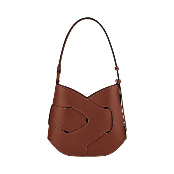 Polene Nodde Hobo Smooth Cognac