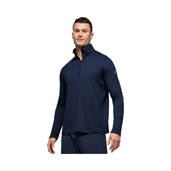 Alo Men's Conquer 1/4 Zip Reform Long Sleeve - Navy