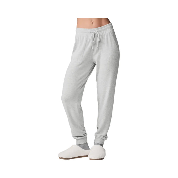 Alo Women's Soho Sweatpant - Athletic Heather Grey