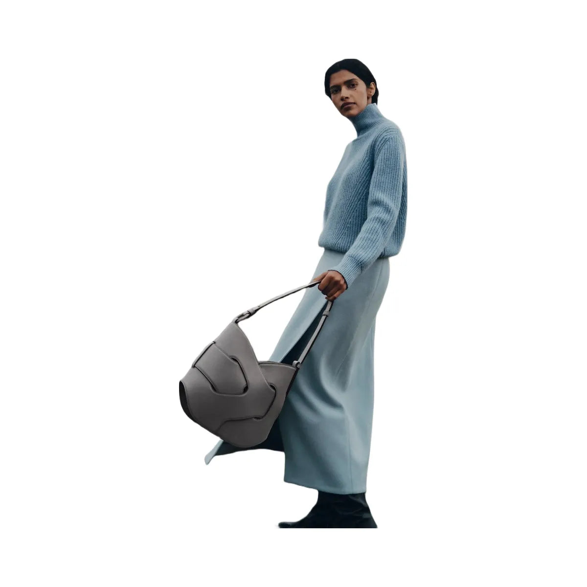 Polene Nodde Hobo Smooth Stone