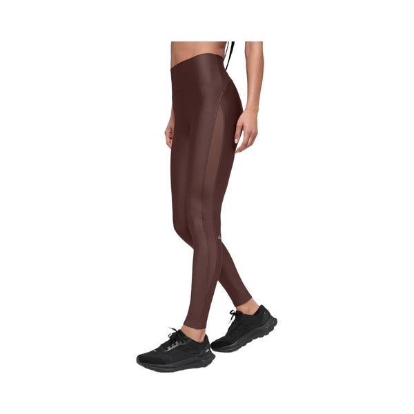 Alo Women's Airlift High-Waist Mesh Infatuation Legging - Brownstone