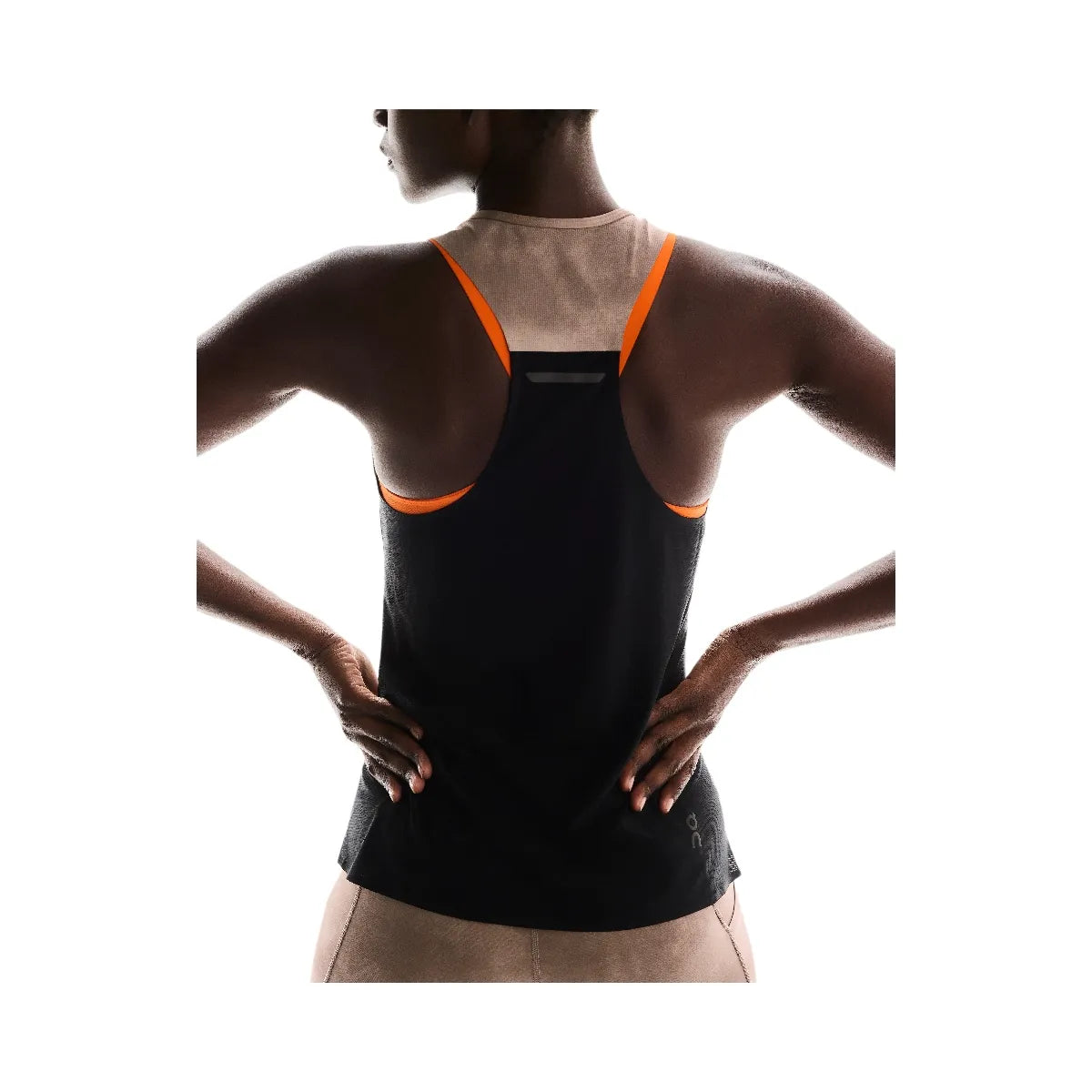 On Performance Tank Aop Cinder | Black