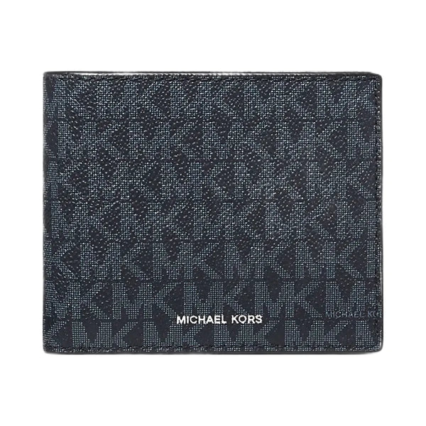 Michael Kors Cooper Logo Billfold Wallet With Coin Pouch Admrl-Plblue