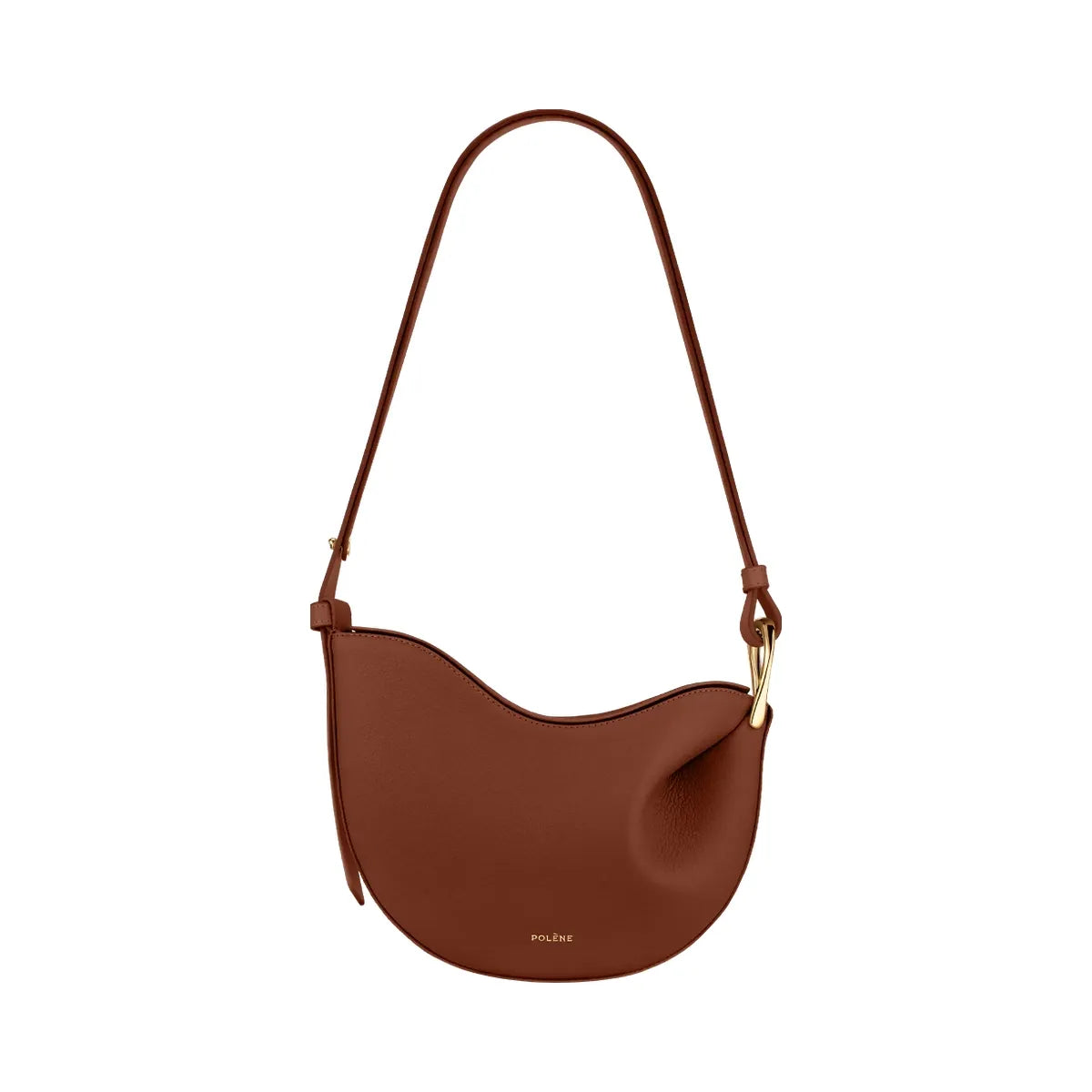 Polene Tonca Textured Cognac